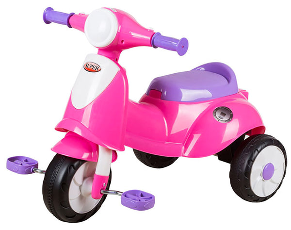 sconto Triciclo a Pedali per Bambini Kid Joy Speedy Go Rosa