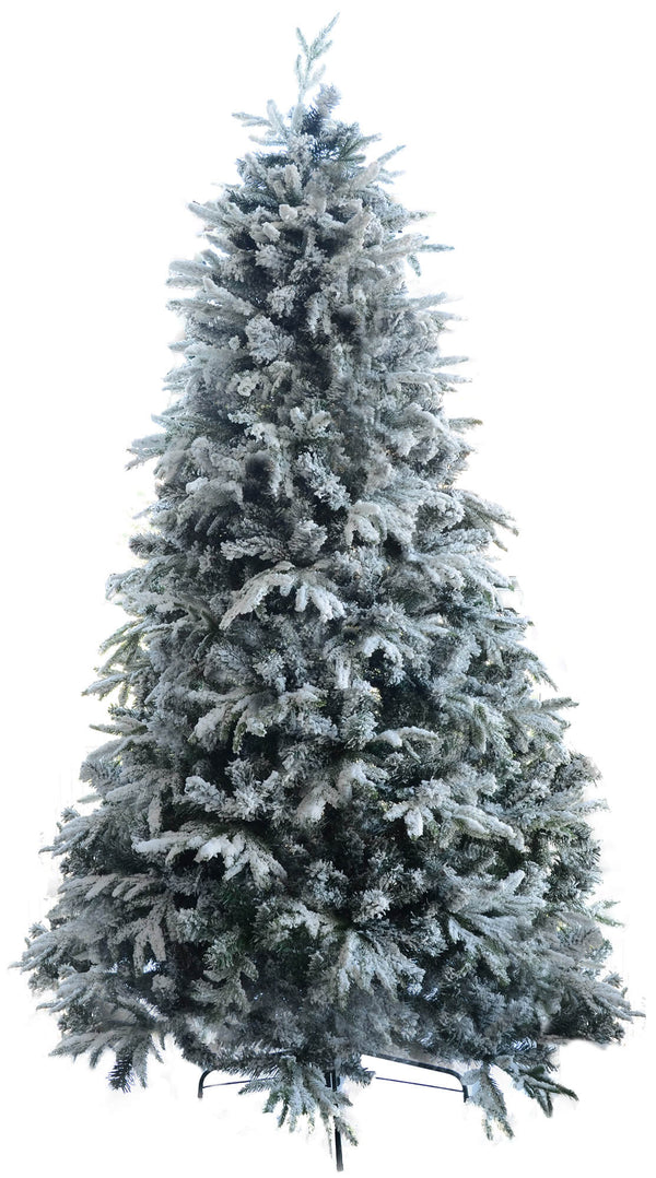 sconto Albero di Natale Artificiale Innevato Vanzetti Carpino Bianco del Gargano Varie Misure