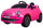 Macchina Elettrica per Bambini 12V con Licenza Fiat 500 Rosa