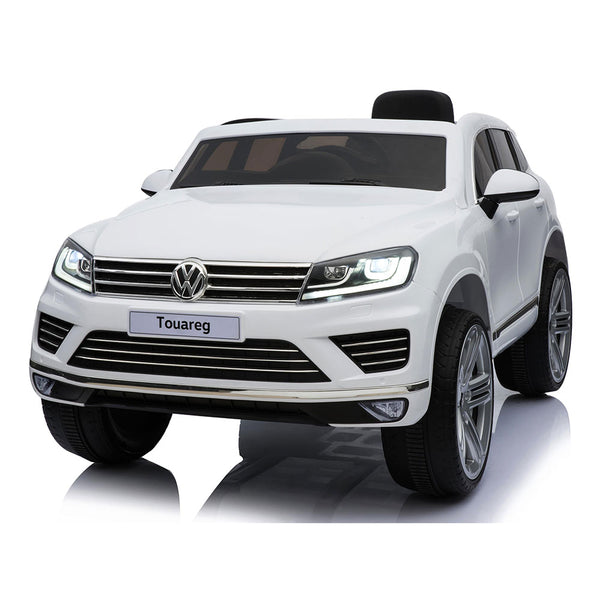 Macchina Elettrica per Bambini Suv 12V con Licenza Volkswagen Touareg Bianca acquista