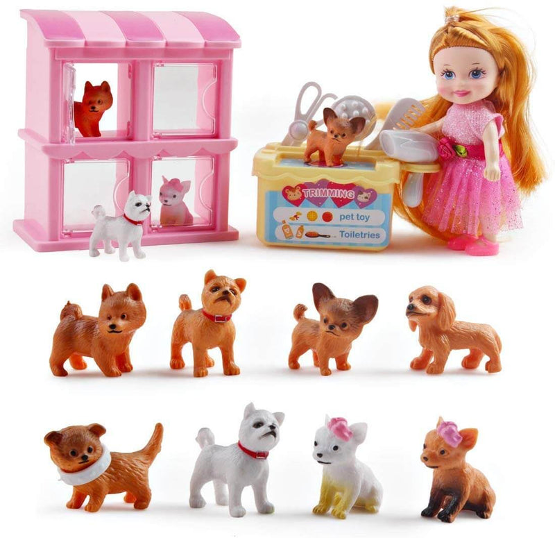 Casa delle Bambole Portatile 2 in 1 Kids Joy Valigetta Pet Shop Rosa-4