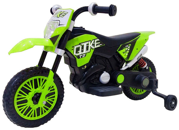 Moto Elettrica per Bambini 6V Motocross Verde prezzo