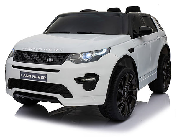 Macchina Elettrica Suv per Bambini 12V con Licenza Land Rover Discovery Bianca prezzo