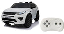 Macchina Elettrica Suv per Bambini 12V Land Rover Discovery Bianca-6