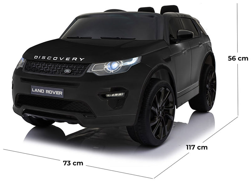 Macchina Elettrica Suv per Bambini 12V Land Rover Discovery Nera-5
