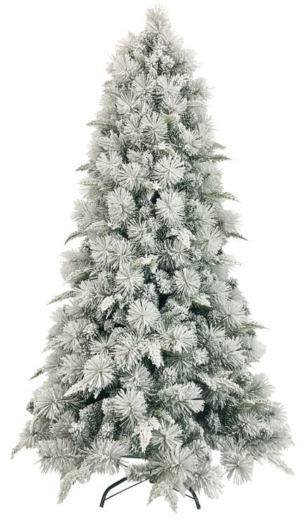 Albero di Natale Artificiale Innevato 210 cm 65 Rami  Foresta Premium Verde acquista