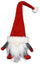 Fermaporte Gnomo di Babbo Natale H46 con Luci a LED