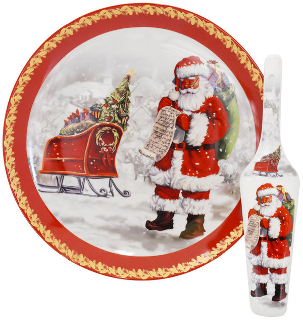 Set Piatto e Paletta di Natale in Ceramica online