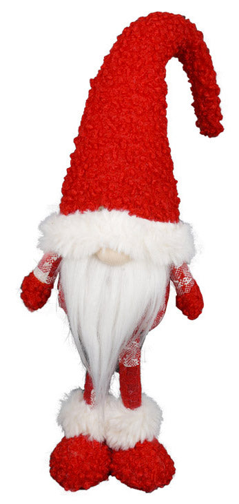 Gnomo di Babbo Natale H47 cm in Tessuto Rosso online