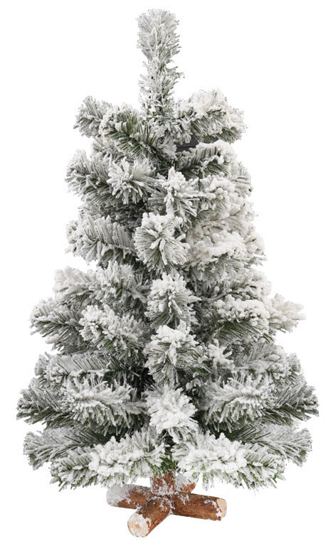 online Mini Albero di Natale Artificiale Innevato 60 cm in PVC Verde