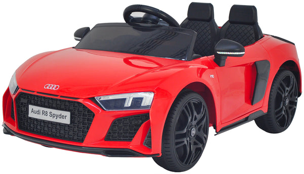 prezzo Macchina Elettrica per Bambini 12V con Licenza Audi R8 Spyder Rossa