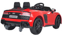 Macchina Elettrica per Bambini 12V con Licenza Audi R8 Spyder Rossa-3