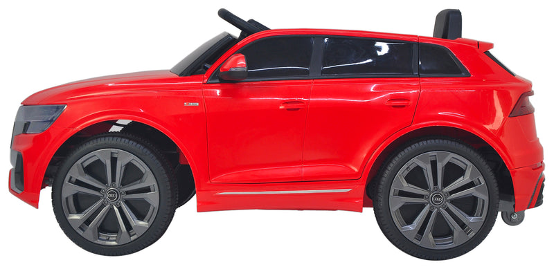 Macchina Elettrica per Bambini 12V con Licenza Audi Q8 Rossa-2