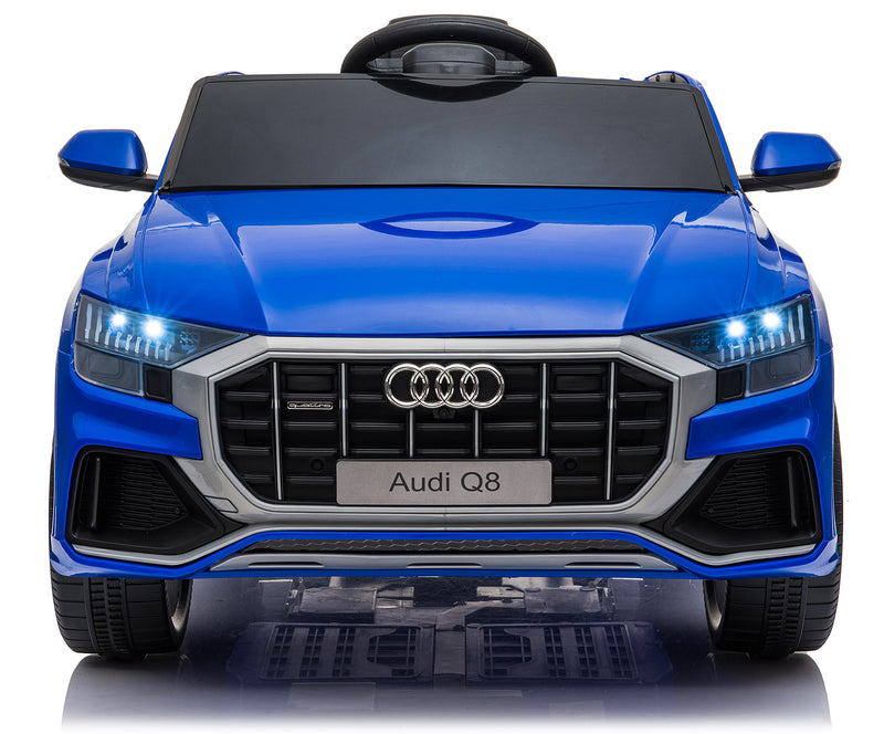 Macchina Elettrica per Bambini 12V con Licenza Audi Q8 Blu-4