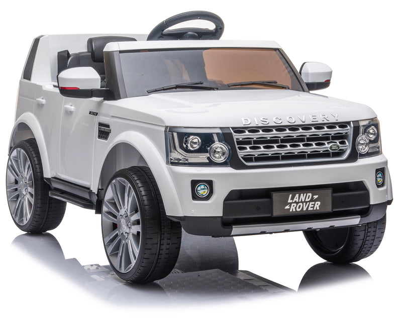 Macchina Elettrica per Bambini 12V con Licenza Land Rover Discovery Bianca-10