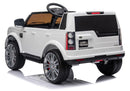 Macchina Elettrica per Bambini 12V con Licenza Land Rover Discovery Bianca-4