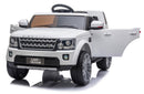 Macchina Elettrica per Bambini 12V con Licenza Land Rover Discovery Bianca-6