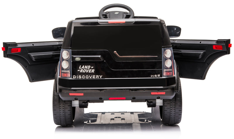 Macchina Elettrica per Bambini 12V con Licenza Land Rover Discovery Nera-6