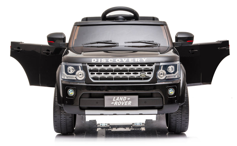 Macchina Elettrica per Bambini 12V con Licenza Land Rover Discovery Nera-7