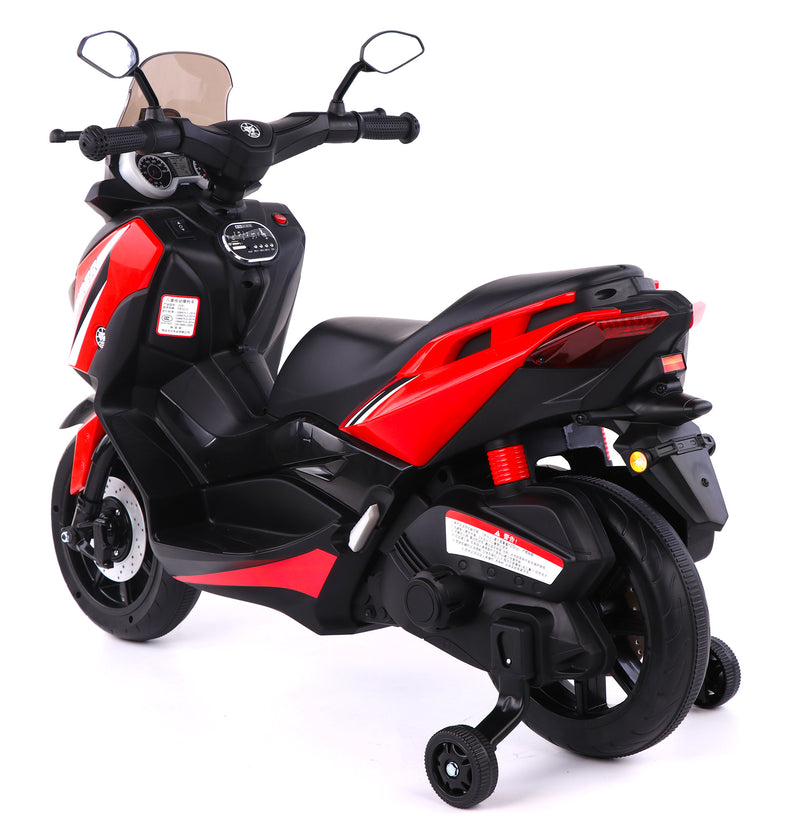 Moto Elettrica per Bambini 6V Super Rossa-6