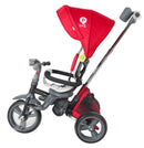 Triciclo Passeggino per Bambini 98x49x105 cm con Seggiolino Reversibile Ciao Rosso-2