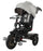 Triciclo Passeggino per Bambini 95x52x105 cm con Seggiolino Reversibile Jolly Grigio