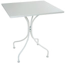 Tavolo da Giardino 70x70x71 cm in Metallo Sunny Bianco-2
