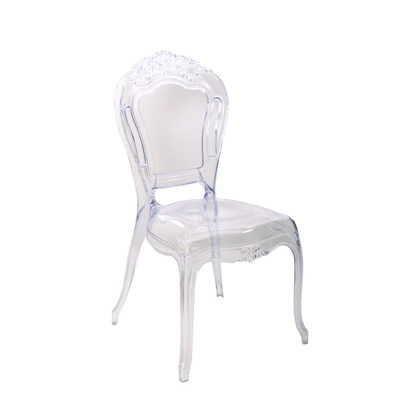 prezzo Sedia da Interno in Metacrilato 43x45x97 cm Trasparente