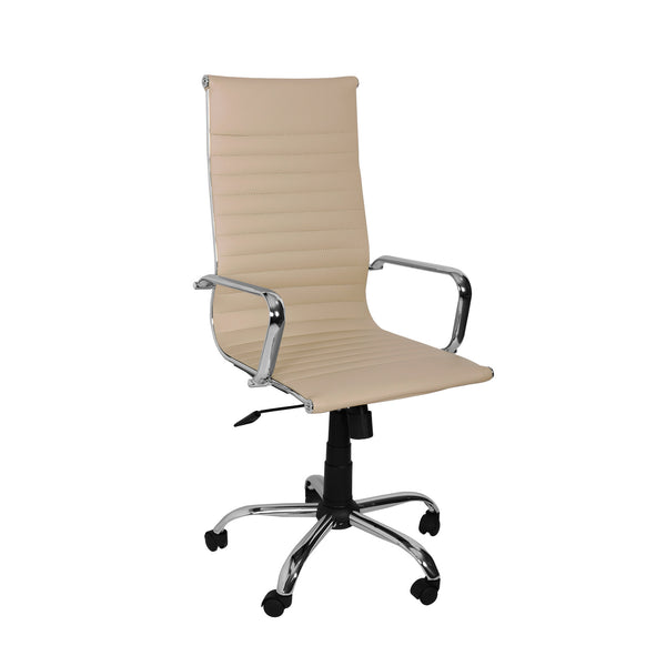 Sedia Presidenziale da Ufficio 117.5x61.5x55 cm Tortora online