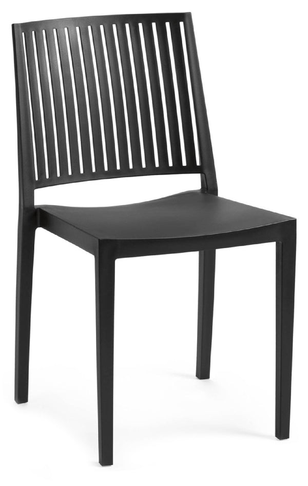 Sedia Tavira in Polipropilene Nera prezzo