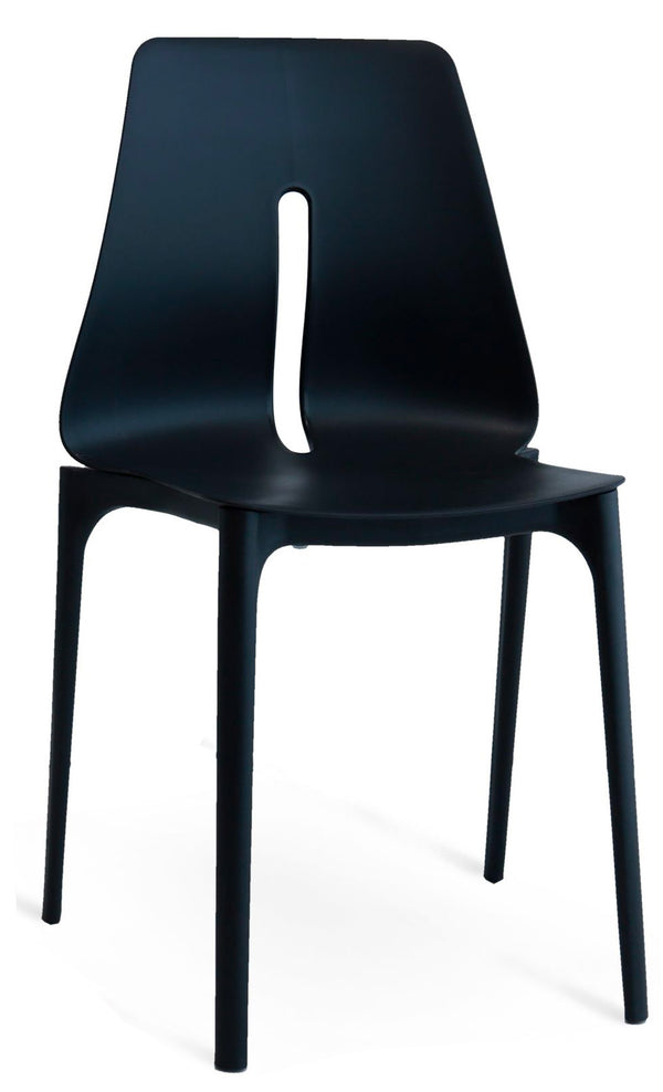 sconto Sedia Lagos in Polipropilene Antracite