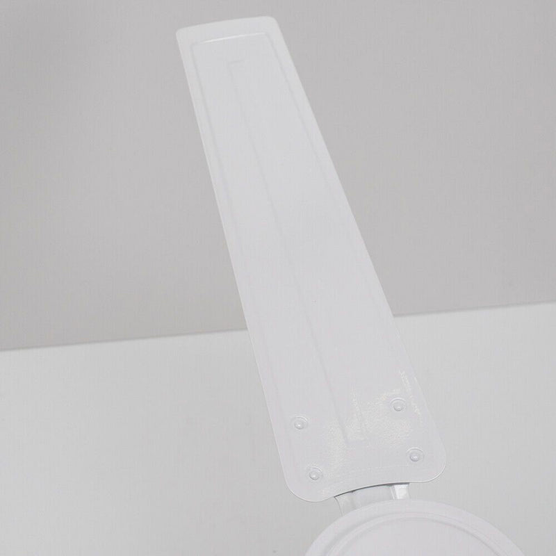 Ventilatore da Soffitto con 3 Pale e Lampada Ø120 cm 5 Velocità Bianco-2