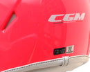 Casco Demi-Jet per Bambini Visiera Lunga CGM Magic Mono 205A Rosa Fluo Varie Misure-4