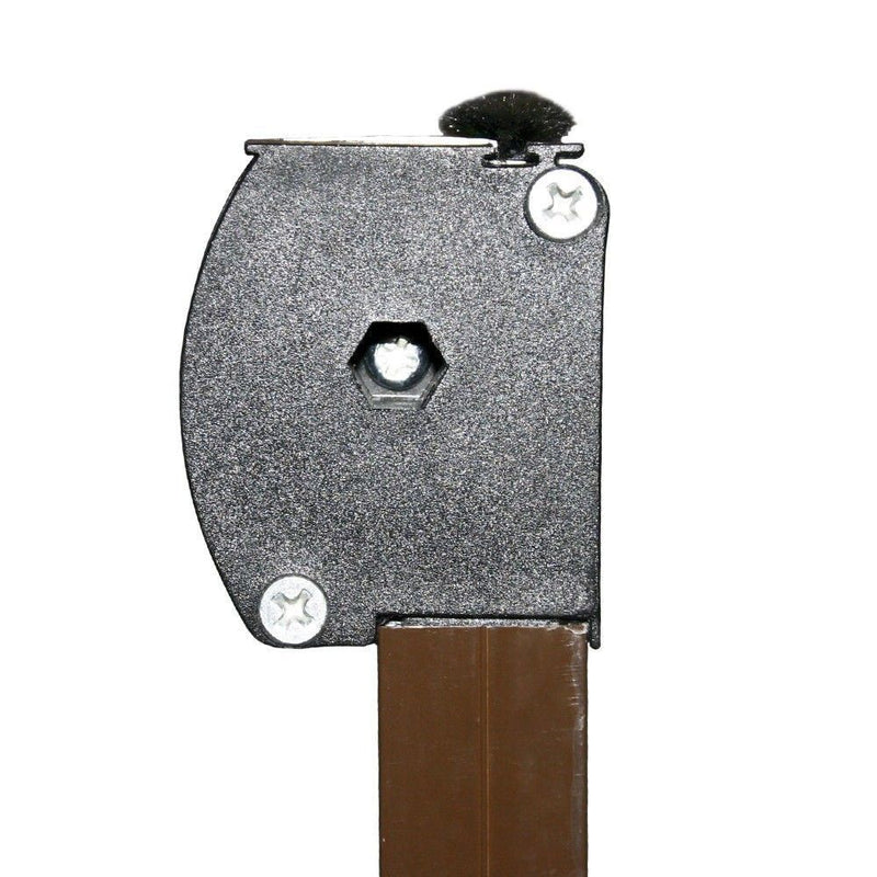 Zanzariera a Rullo per Porte 150x250 cm in Alluminio  Marrone-4