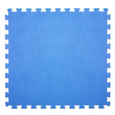 Tappeto Sottopiscina Morbido 6 Pezzi 60x60 cm Blu-1