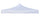 Tetto di Ricambio per Gazebo Richiudibile 3x3m Bianco