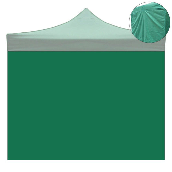 Telo di Ricambio Laterale per Gazebo Pieghevole 3x2m Impermeabile Verde sconto