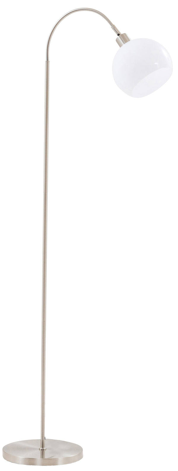 prezzo Lampada da Terra in Nickel Satinato E27 Paralume in PVC Garda