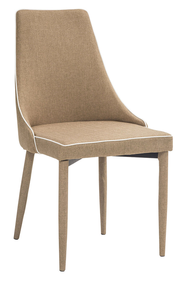 Sedia Imbottita 47x57x88 cm in Similpelle New Plana Orzo acquista