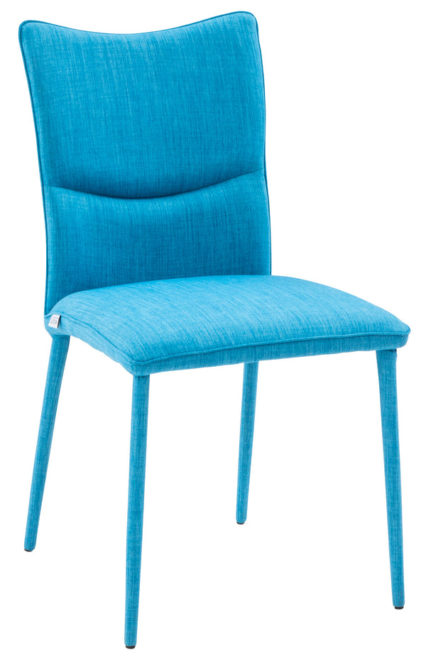 Sedia Imbottita 44x59x96 cm in Tessuto First Blu prezzo