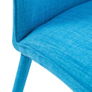 Sedia Imbottita 44x59x96 cm in Tessuto First Blu-5