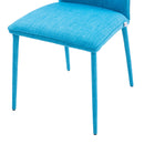 Sedia Imbottita 44x59x96 cm in Tessuto First Blu-7