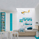 Tavolino Quadrato 39x39x37 cm in Legno Laccato Bianco Ruby Fantasia Mani e Piedi-2