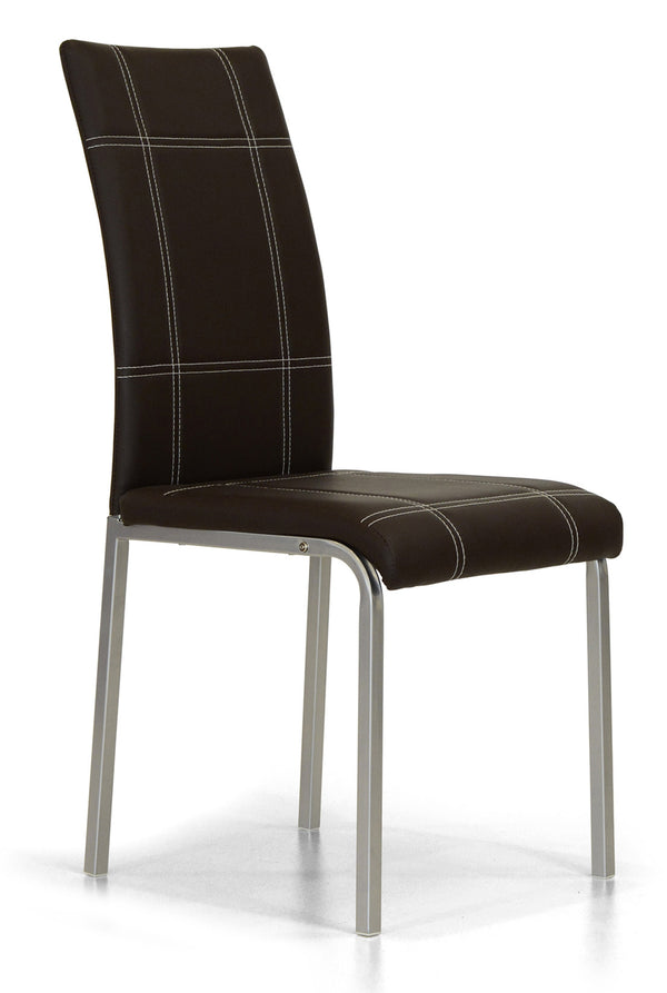 online Sedia imbottita 42x53x94 cm in Similpelle Kade Caffè