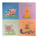 Tappeto Puzzle per Bambini 4 Pezzi 60x60 cm Orso Multicolore-1
