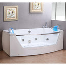 Vasca da Bagno Idromassaggio Rettangolare 180X90 cm Carnelli Privilage-1