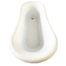 Vasca da Bagno Tradizionale Ellittica 170X80 cm Piedi Dorati Carnelli Margherita Nera-4