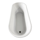 Vasca da Bagno Tradizionale Ovale 170x70 cm Carnelli Freestanding Venere Bianca-4