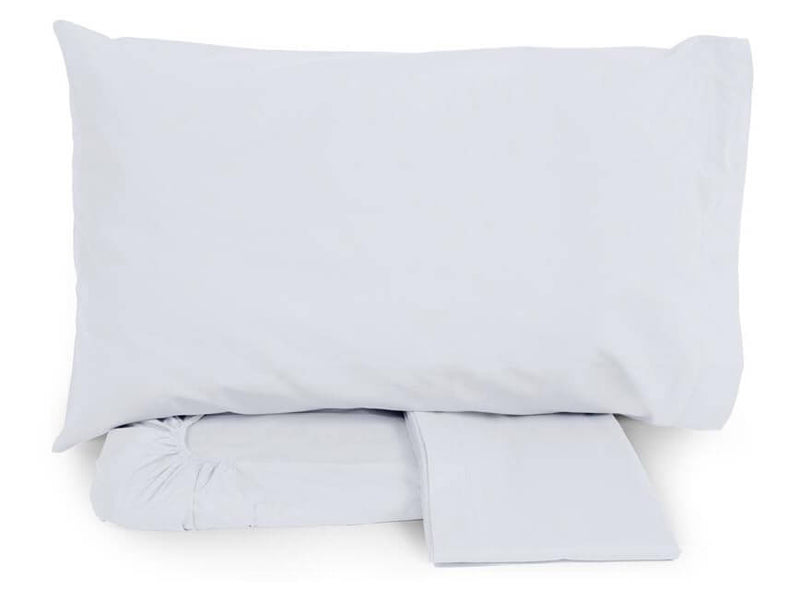 Set Lenzuola Cotone 1 Piazza e Mezzo Sopra Sotto con Angoli e Federe Neith Silver Perla-1