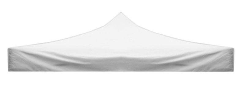 Telo Tetto di Ricambio per Gazebo Pieghevole 3x6m in Tessuto Oxford 600D Bianco-1